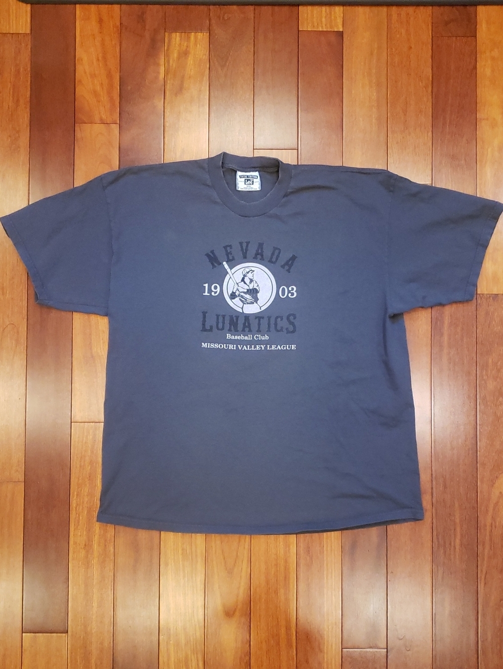 Men's XXL Short Sleeve Tshirt. Nevada Lunatics Baseball. Missouri Valley
